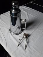 Leuke  oude chroom kapper  kan + oude haar knipper  gemerkt, Antiek en Kunst, Ophalen of Verzenden