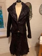 Kerst? Feestelijk jasje met rok ART, Ophalen of Verzenden, Zo goed als nieuw, Maat 38/40 (M), Paars