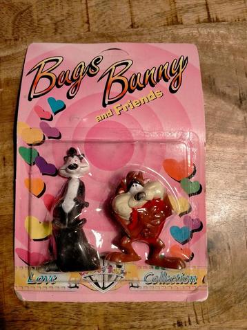 Looney Tunes Warner Bros Taz Pepe Le Pew vintage figuren set beschikbaar voor biedingen