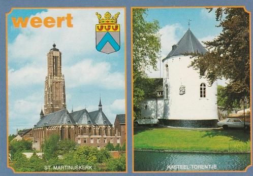 WEERT Kerk Kasteel Torentje, Verzamelen, Ansichtkaarten | Nederland, Ongelopen, Limburg, 1980 tot heden, Verzenden