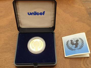 Unicef, Year of the Child 1979, 7 gram .900 goud (G) beschikbaar voor biedingen