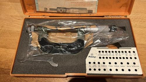 Mitutoyo micrometers en MUX-10F aansluitkastje, Doe-het-zelf en Verbouw, Meetapparatuur, Zo goed als nieuw, Ophalen