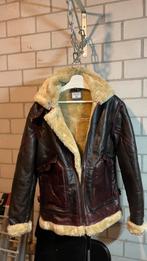 Pilotenjas XL piloten jack lammy coat shearling pallmall, Verzenden, Zo goed als nieuw, Maat 56/58 (XL), Bruin