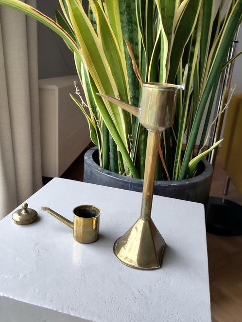 Tuitlamp  (Snotneus), Antiek en Kunst, Antiek | Koper en Brons, Koper, Ophalen of Verzenden