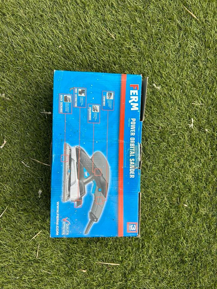 FERM PSM1024 Power Excentrische Schuurmachine., Doe-het-zelf en Verbouw, Gereedschap | Schuurmachines, Excentrische schuurmachine