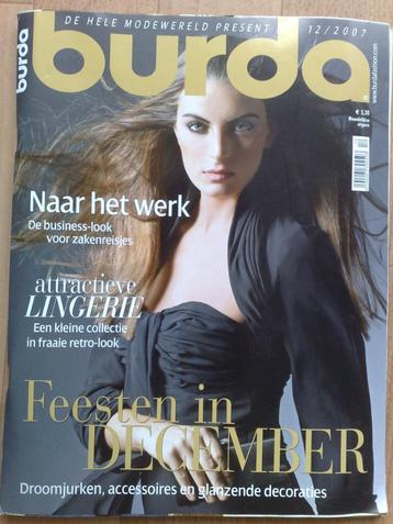 Burda december 2007 ,feestmode & attractieve lingerie beschikbaar voor biedingen