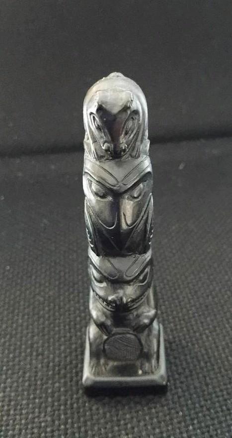 Vintage Totempaal Boma Canada Ornament Beeldje, Antiek en Kunst, Kunst | Niet-Westerse kunst, Verzenden