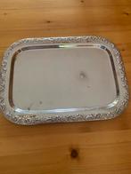 Dienblad serveerschaal metaal 40x30 saladeschaal, Ophalen of Verzenden, Gebruikt
