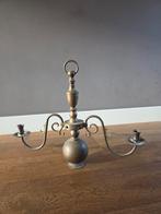 Koperen Kandelaar met 2 armen, Antiek en Kunst, Ophalen of Verzenden