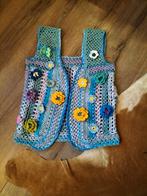 Bloemen gehaakt gilet mt 42, Ophalen of Verzenden, Nieuw, Maat 42/44 (L)