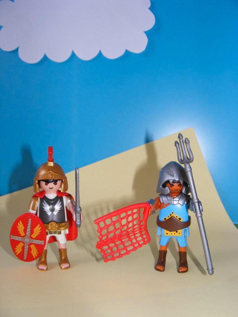 Playmobil Romeinse gladiatoren, Kinderen en Baby's, Speelgoed | Playmobil, Ophalen of Verzenden, Zo goed als nieuw