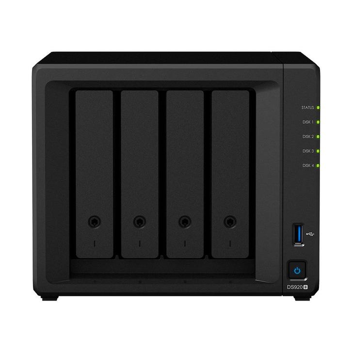 Synology DS920+ 4-Bay NAS in NIEUWSTAAT, Computers en Software, NAS, Zo goed als nieuw, Ophalen of Verzenden
