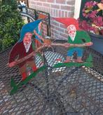 Antieke kerstboomstandaard kabouters, Diversen, Kerst, Ophalen of Verzenden, Gebruikt