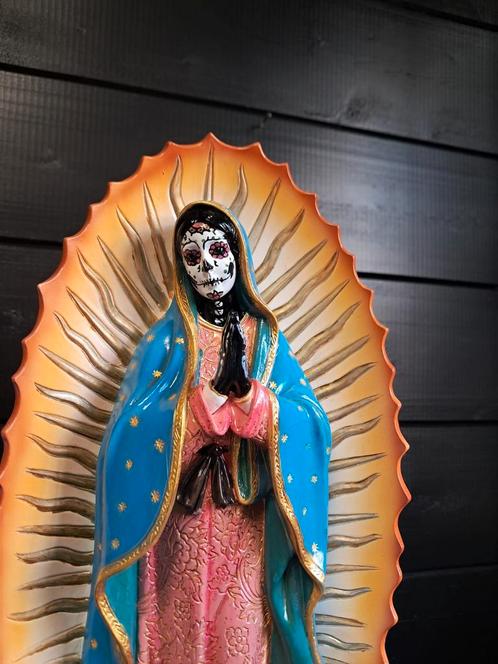 Dia de los muertos Guadalupe groot silly art, Verzamelen, Beelden en Beeldjes, Ophalen of Verzenden