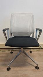 Vitra Meda bureaustoel zwart met witte leuning, Gebruikt, Bureaustoel, Zwart, Ophalen