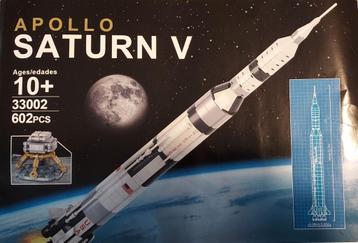 Apollo Saturnus V raket (Lego compatibel)