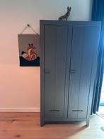 Woood industriële kledingkast grijs, Ophalen, Met plank(en), Stoer, 50 tot 100 cm