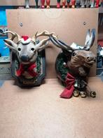 Rendier en eland kop met muziek, Diversen, Ophalen of Verzenden, Gebruikt