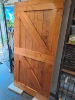 Poort deur douglas met beslag, Doe-het-zelf en Verbouw, Deuren en Horren, Ophalen, Nieuw, Buitendeur, 200 tot 215 cm