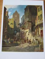 Carl Spitzweg - de stadsomroeper  -  nieuwe ansichtkaart, Verzenden, 1980 tot heden, Ongelopen, Overige thema's