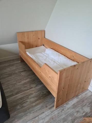 Steigerhouten peuterbed 70x150 cm inclusief matras beschikbaar voor biedingen
