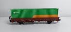 Rongenwagon met 40 ft. Bam container van Marklin (04), Hobby en Vrije tijd, Modeltreinen | H0, Wisselstroom, Wagon, Ophalen of Verzenden