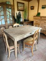 Mooie boerentafel met stoelen, Ophalen