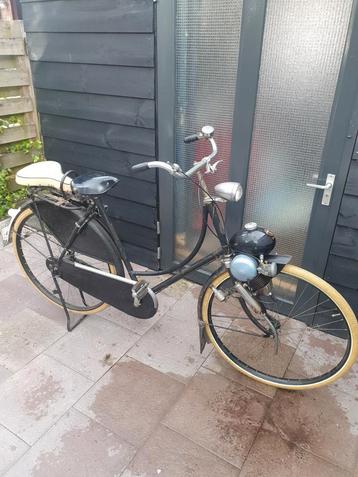 Berini m13 op gazelle fiets no.1 orgineel met kenteken.