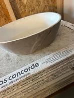Unieke leren waskom - 45x32x12 cm, Ophalen, Gebruikt, Wastafel