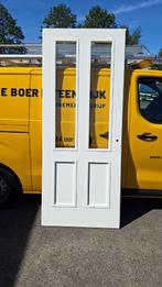 deur met glassparing, Doe-het-zelf en Verbouw, Ophalen, Gebruikt, 80 tot 100 cm, Binnendeur