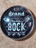 Ronde Brand Dubbel Bock Tap Lens, Ophalen of Verzenden, Gebruikt, Reclamebord, Plaat of Schild, Brand