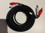 Nieuwe RCA / Tulp Verlengkabel Rood-Wit (10 meter), Ophalen of Verzenden, Nieuw, 5 tot 10 meter, Interlink-kabel
