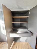 Grote grijze pax kledingkast met lades en planken, Huis en Inrichting, Kasten | Kledingkasten, Ophalen, 200 cm of meer, 150 tot 200 cm