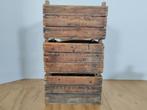 3 Houten kratten, Ophalen, Minder dan 50 cm, Gebruikt, Minder dan 50 cm