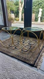 2x modern stijlvolle design bijzettafels 35x35x35, Ophalen, Minder dan 45 cm, Minder dan 55 cm, Metaal of Aluminium