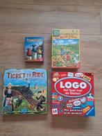 Bordspellen: oa Carcassonne (nieuw), Ticket to Ride, Hobby en Vrije tijd, Gezelschapsspellen | Kaartspellen, Vijf spelers of meer