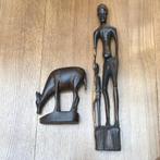 Afrikaanse houten beeldjes, Antiek en Kunst, Kunst | Beelden en Houtsnijwerken, Ophalen of Verzenden