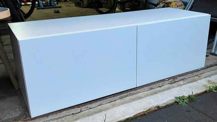 IKEA Besta Basiselement Wit, Huis en Inrichting, Kasten | Dressoirs, Zo goed als nieuw, 100 tot 150 cm, 25 tot 50 cm, Met plank(en)
