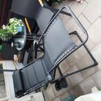 Grote, kantelbare tuin-ligstoel, Ophalen, Nieuw, Aluminium, Verstelbaar