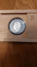 1000 ptas zilver koning Juan Carlos verzamel munt 1998 FDC, Ophalen of Verzenden, Overige landen, Losse munt, Zilver