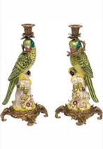 Vintage Papegaai Kandelaars, Ophalen of Verzenden