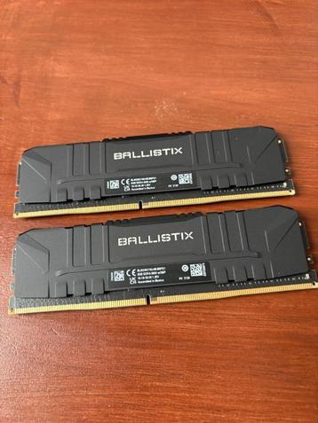 16GB kit 2x8GB Crucial Ballistix DDR4-3600 beschikbaar voor biedingen
