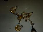 te koop :vintage hanglamp, Huis en Inrichting, Lampen | Hanglampen, Ophalen of Verzenden, Gebruikt, Metaal, Minder dan 50 cm