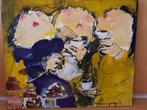 Acrylverf schilderij "My cup of tea" van Gerdine Duijsens, Antiek en Kunst, Ophalen