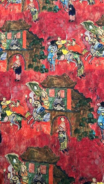 Klimt red tricot beschikbaar voor biedingen