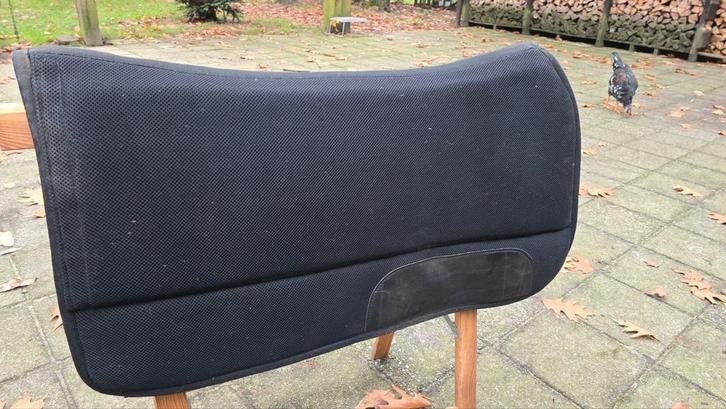 Burioni western pad zwart (2), Dieren en Toebehoren, Paarden en Pony's | Dekens en Dekjes, Ophalen