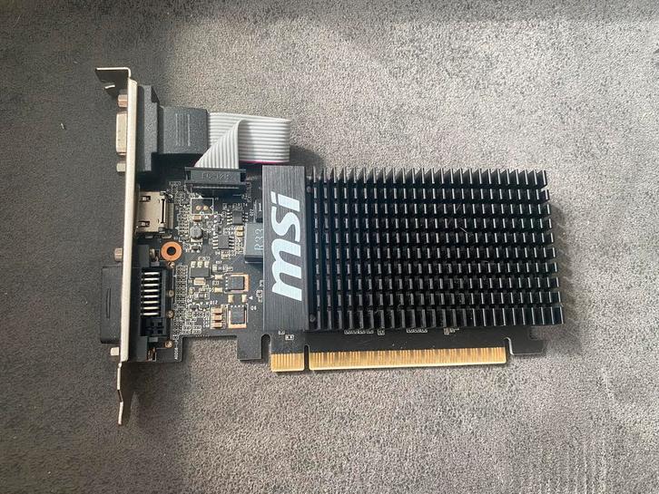 Videokaart GT 710 2GD3H LP, Computers en Software, Videokaarten, Zo goed als nieuw, PCI-Express 4.0, GDDR6, Ophalen of Verzenden