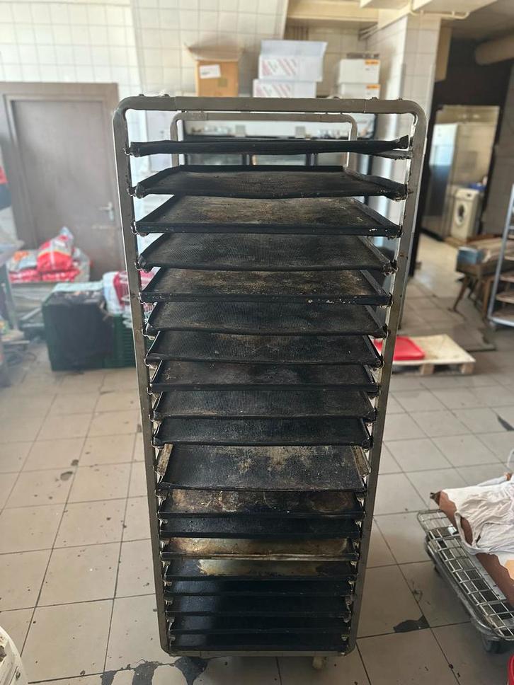 Bakplatenwagen voor Bakkerij, Zakelijke goederen, Horeca | Keukenapparatuur, Bakkerij en Slagerij, Gebruikt, Ophalen of Verzenden