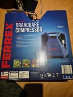 Ferrex Draagbare Compressor - Nieuw!, Minder dan 25 liter, Ophalen of Verzenden, Nieuw, Minder dan 200 liter/min