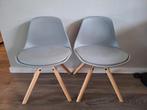 2x Nous Kids Woody Kinderstoelen - Grijs, Twee, Zo goed als nieuw, Ophalen, Hout